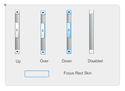 The new, well-organized v3 Flash components.