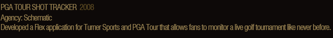 PGA Tour Shot Tracker